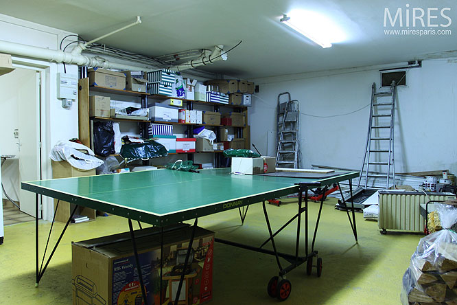 Ping pong au garage. C0291