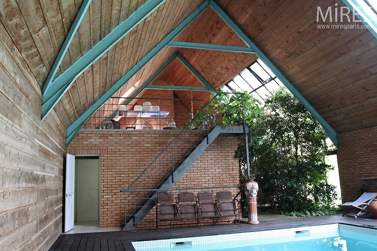 Water, wood and brick. C0534