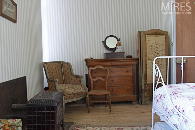 Deux chambres du premier étage. C0642