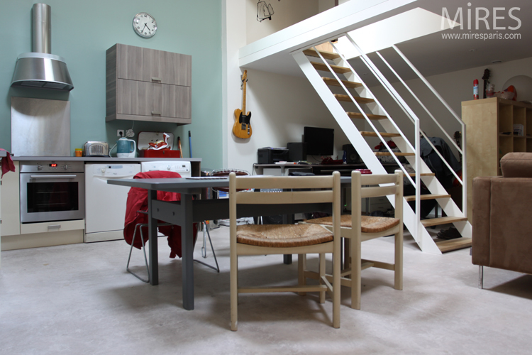 A musical kitchen-living room. C0682