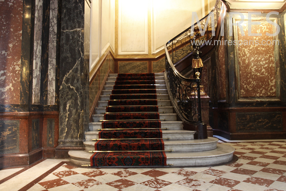 Escalier de prestige. C1452