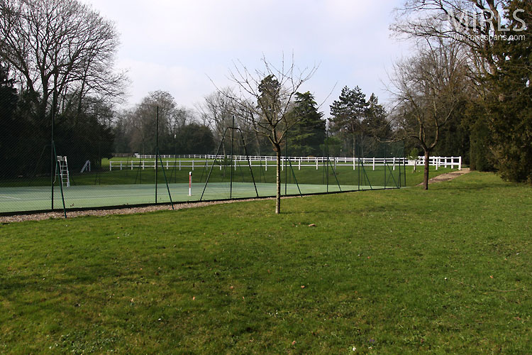 Luxuriant court de tennis. C0531