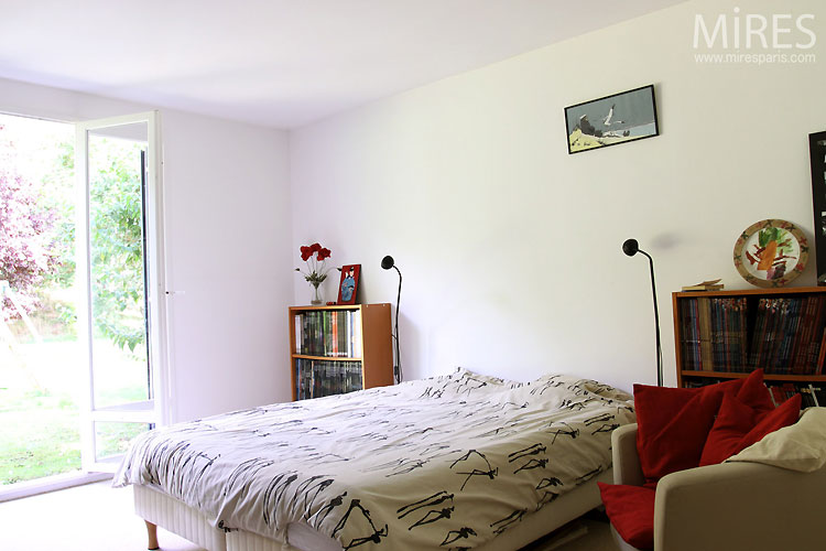 Bedroom at the garden floor. C0398