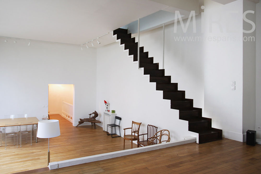 C0807 – Piéce de vie ambiance loft