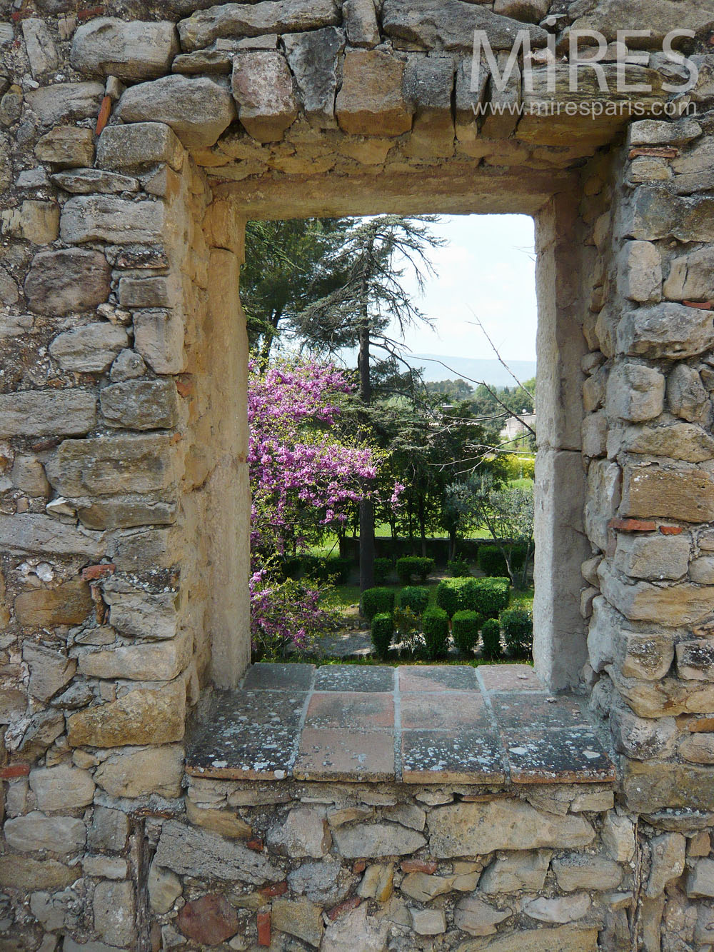 Farniente corner at the back of the mansion . C0811