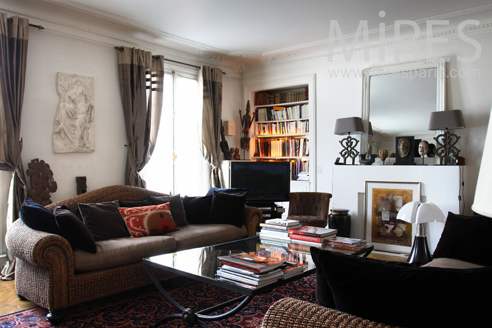 Mixed style flat in Paris. C0851