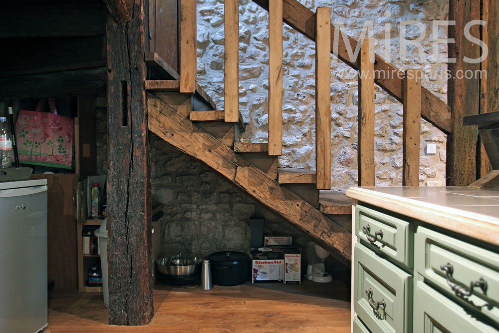 Rustical staircase. C0877