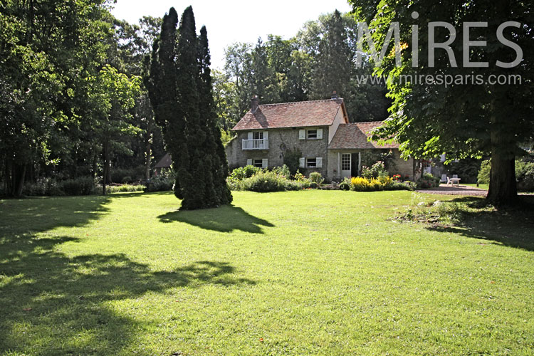 C0897 – Two houses in a large park