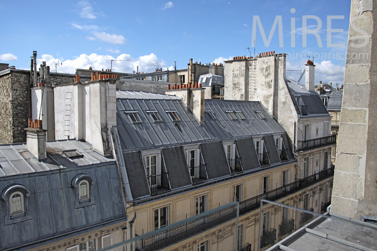 C0913 – The charm of the Parisian rooftops