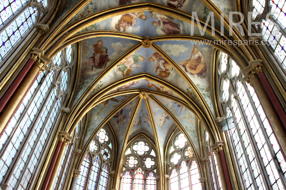 C0380 – Frescoes in the abbey chapel
