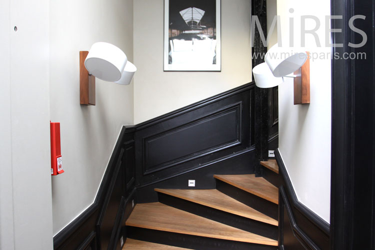 Staircase marked. c0954