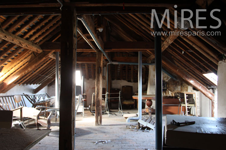 C0992 – Attic and wood frame