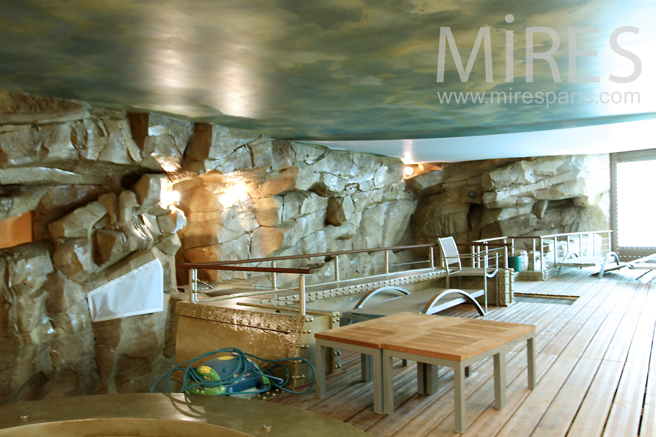 C1170 – Piscine intérieure, ambiance Némo