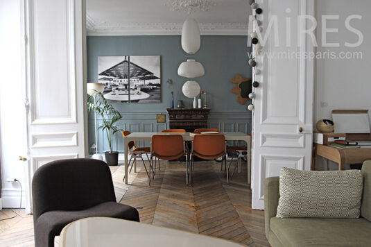 Beautiful decoration for parisian apartment. C1188 | Mires Paris