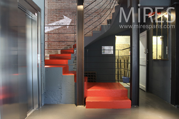 C1206 – Staircase and brick wall