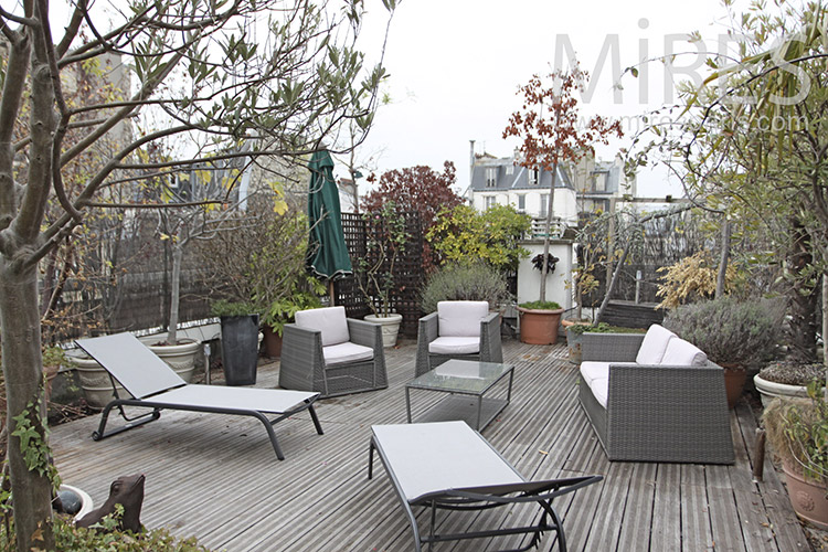 C1259 – Grande terrasse sur les toits