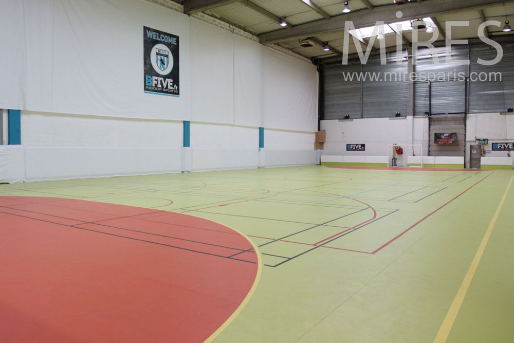 Terrain omnisport couvert. C1386