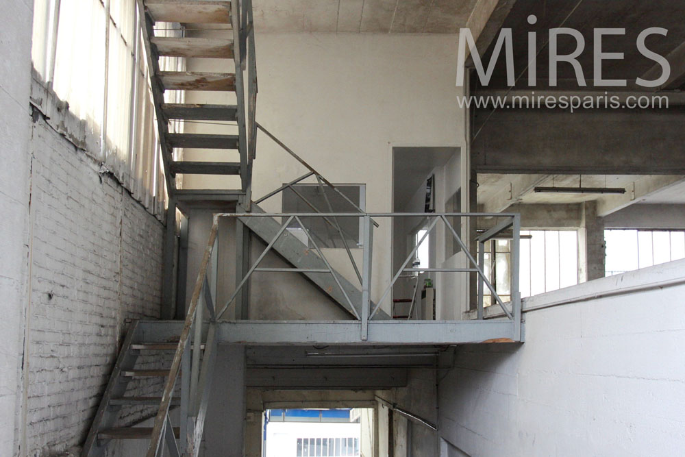 Industrial staircase. C1444