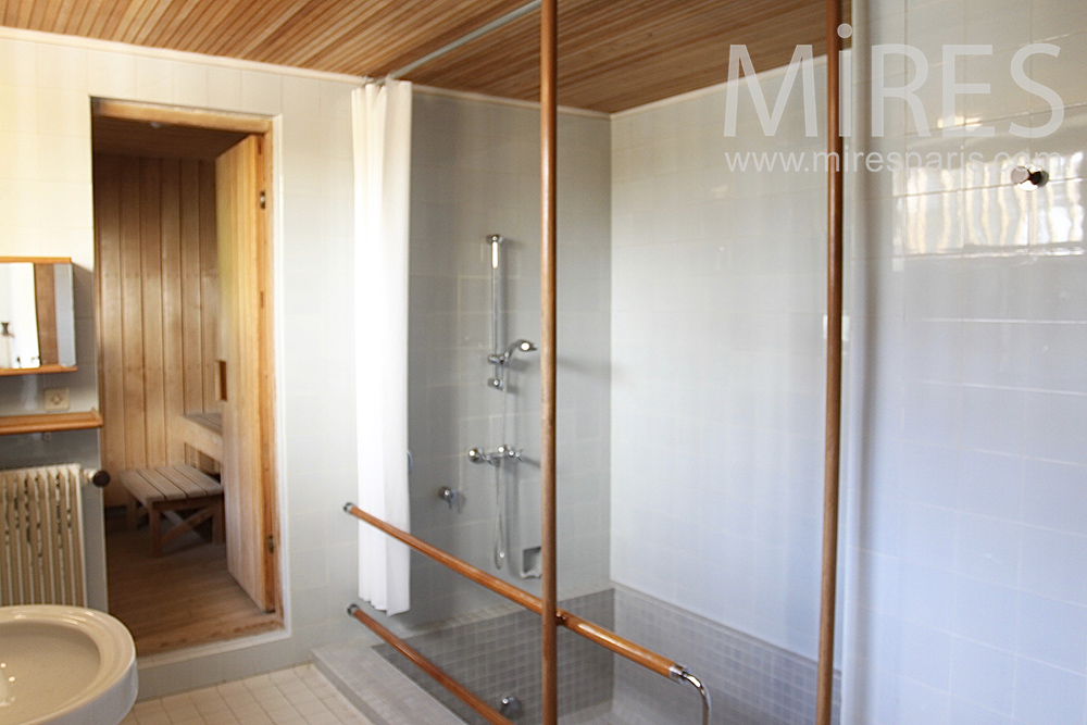 Shower and sauna. C1451