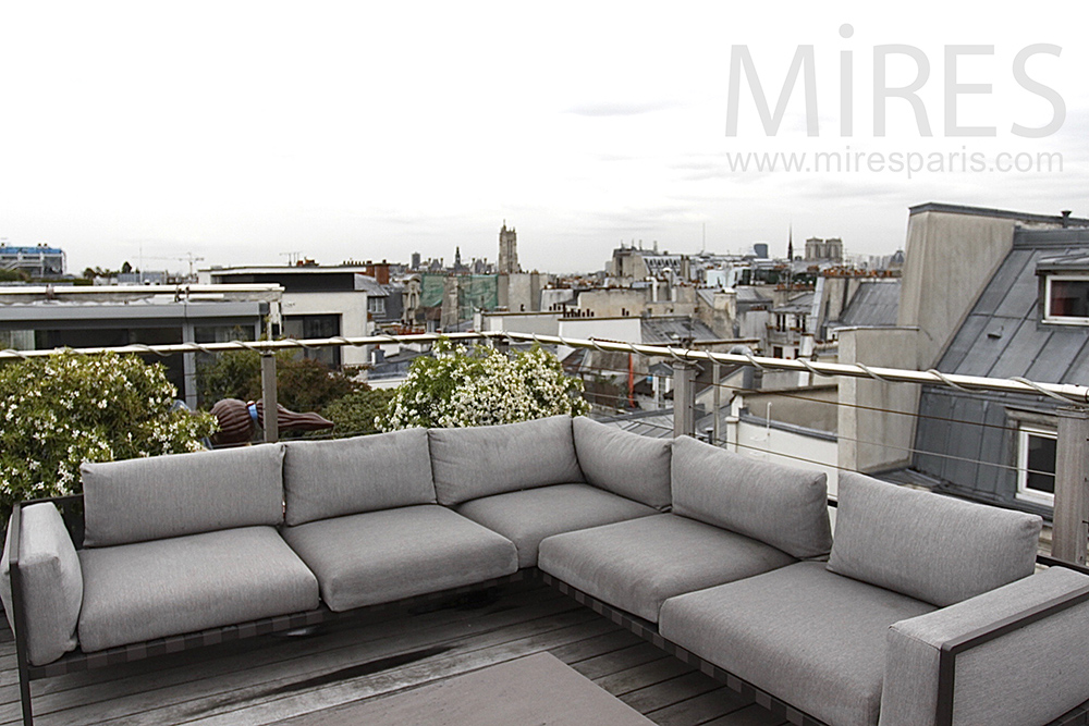 C1453 – Salon rooftop au centre de Paris