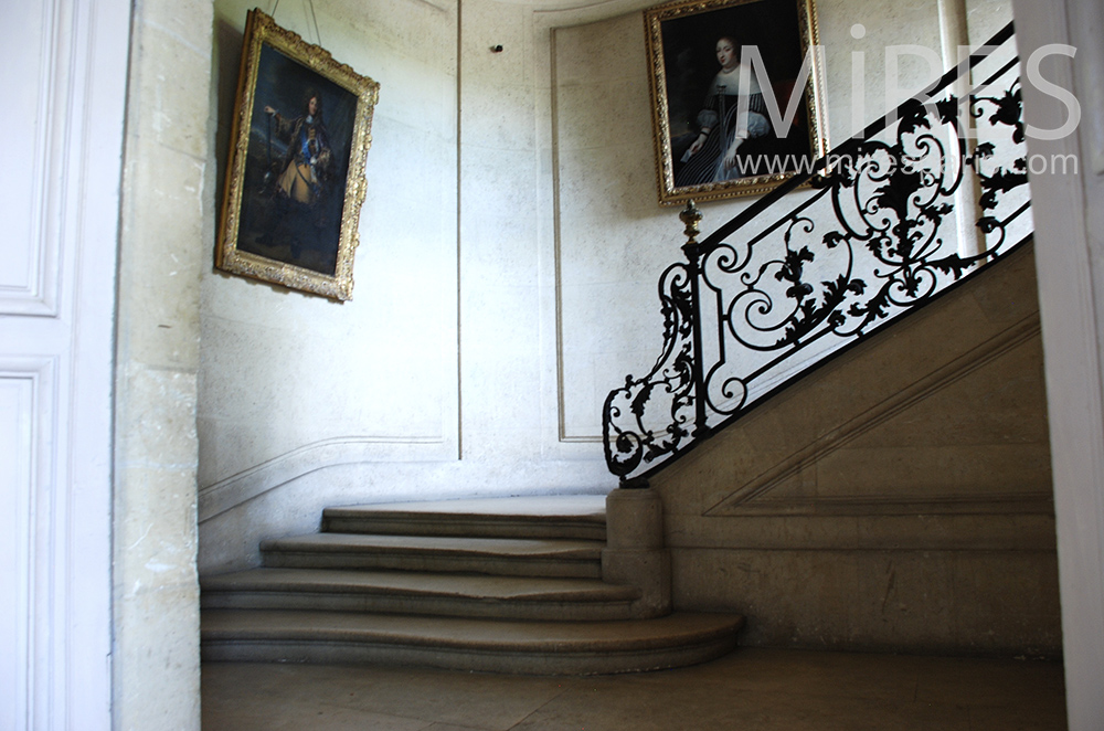 Castle staircase. c1467