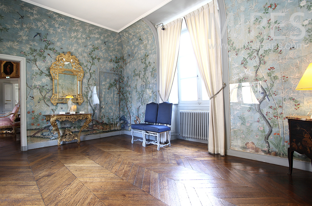 C1474 – Charming blue living room