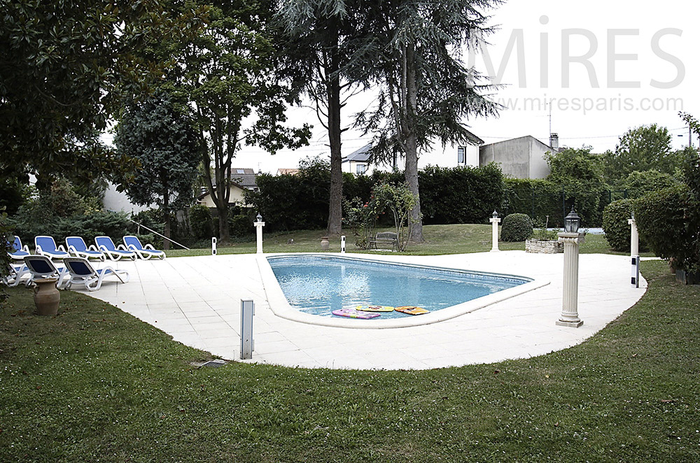 C1491 – Une piscine dans le jardin