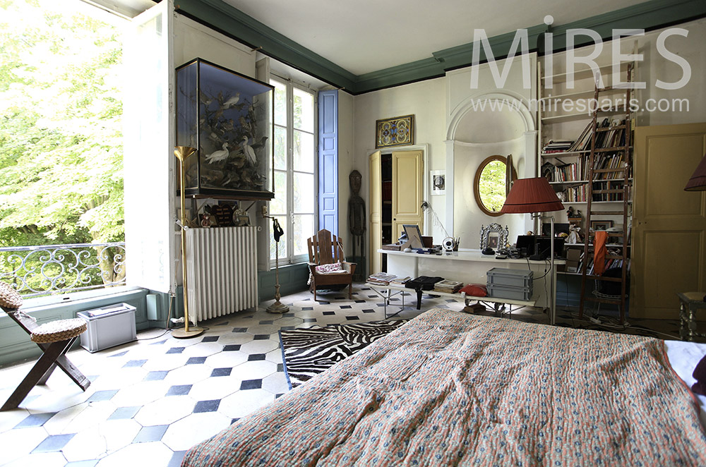 C0028 – Chambre et bureau sur jardin