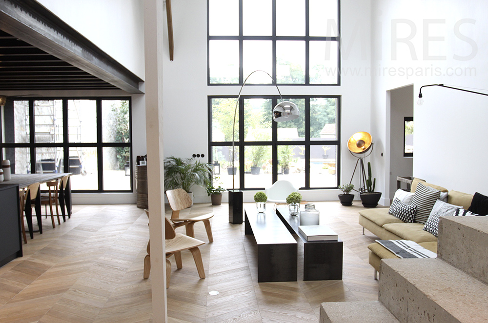 Maison loft avec piscine. C1497