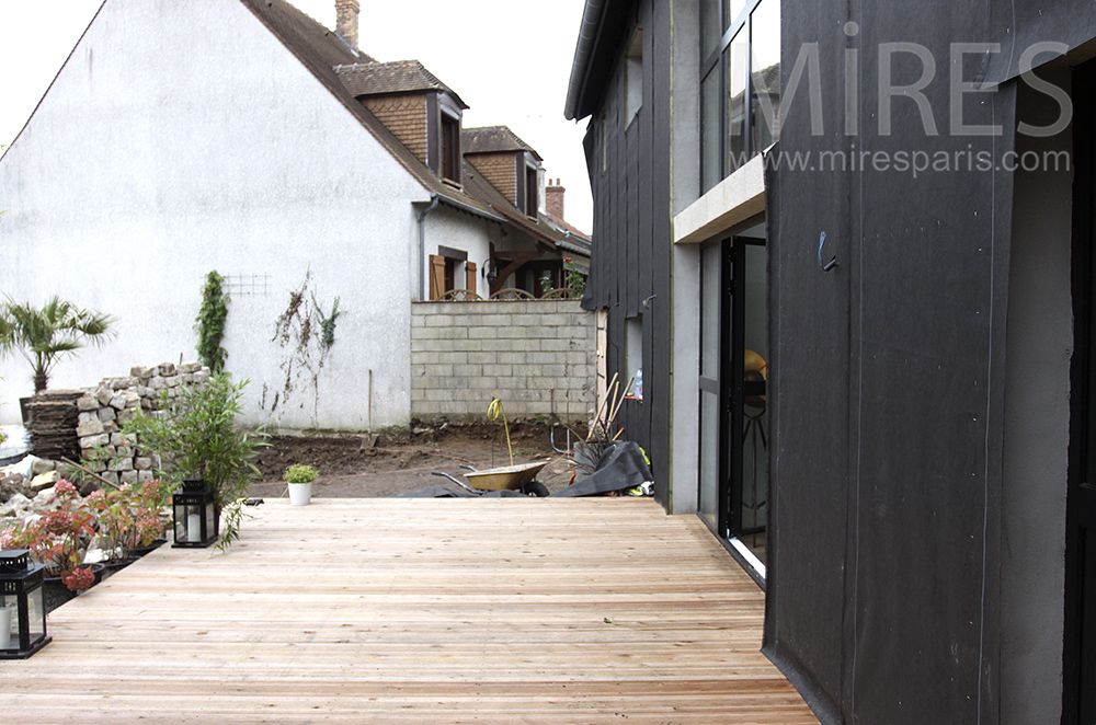 Terrasse en bois. C1497