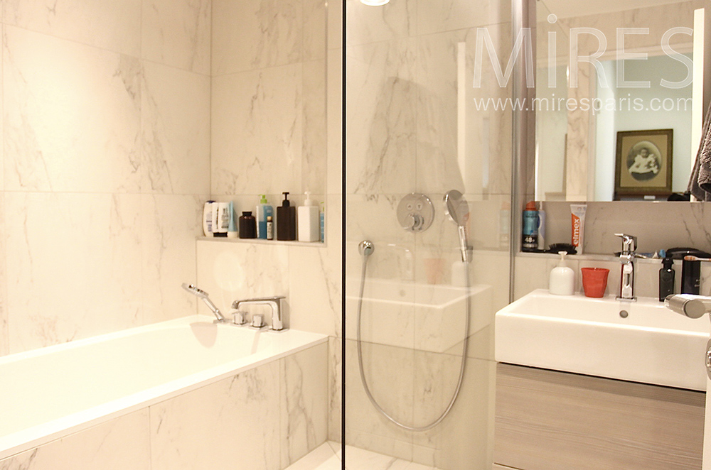 Marble bathroom. C1519