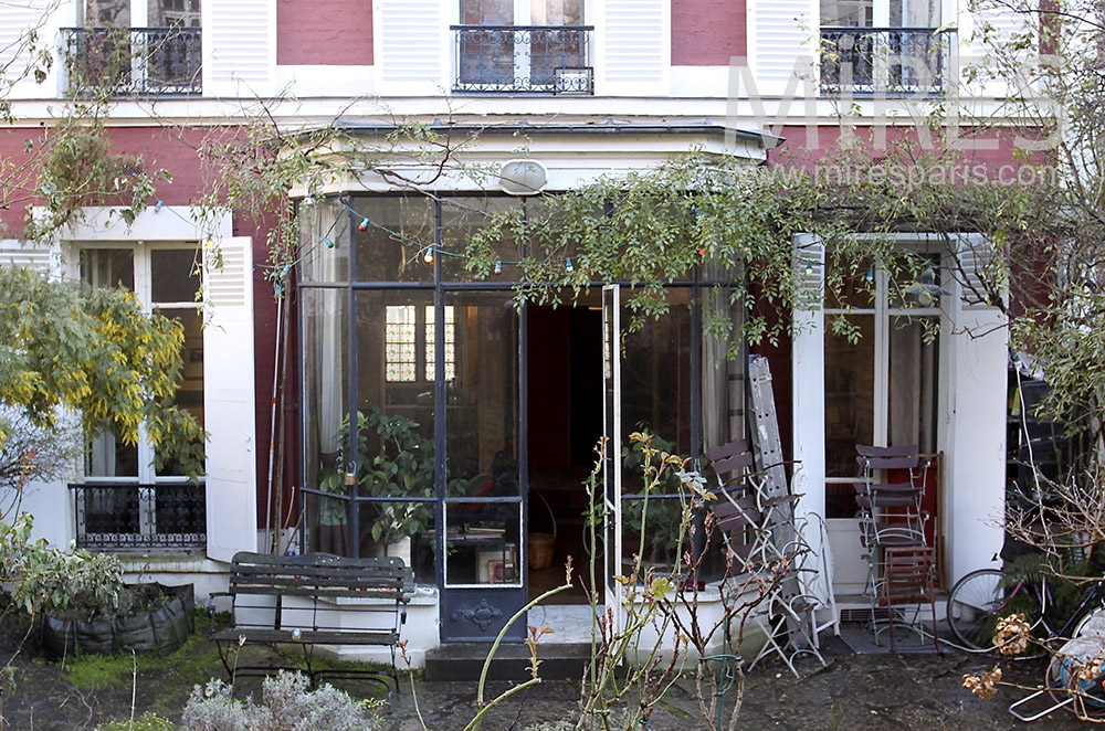 Small veranda on garden. c0145