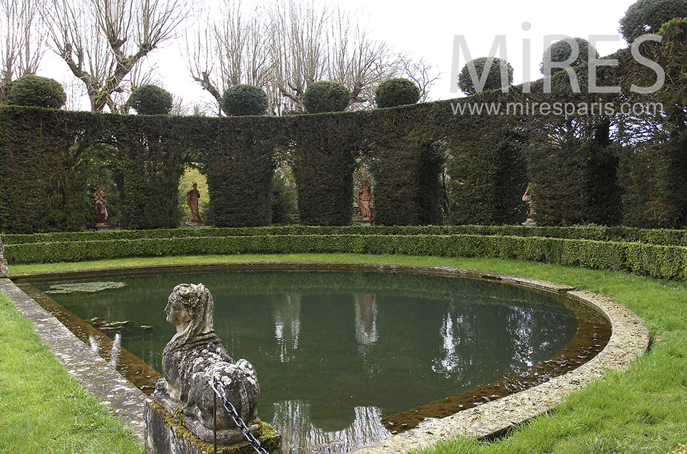 Basin of the statues. c1558