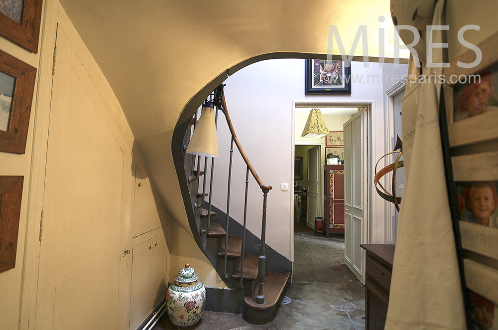 Escalier de service. C1568