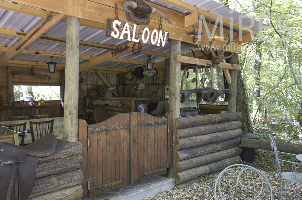 Saloon in the woods. C1596