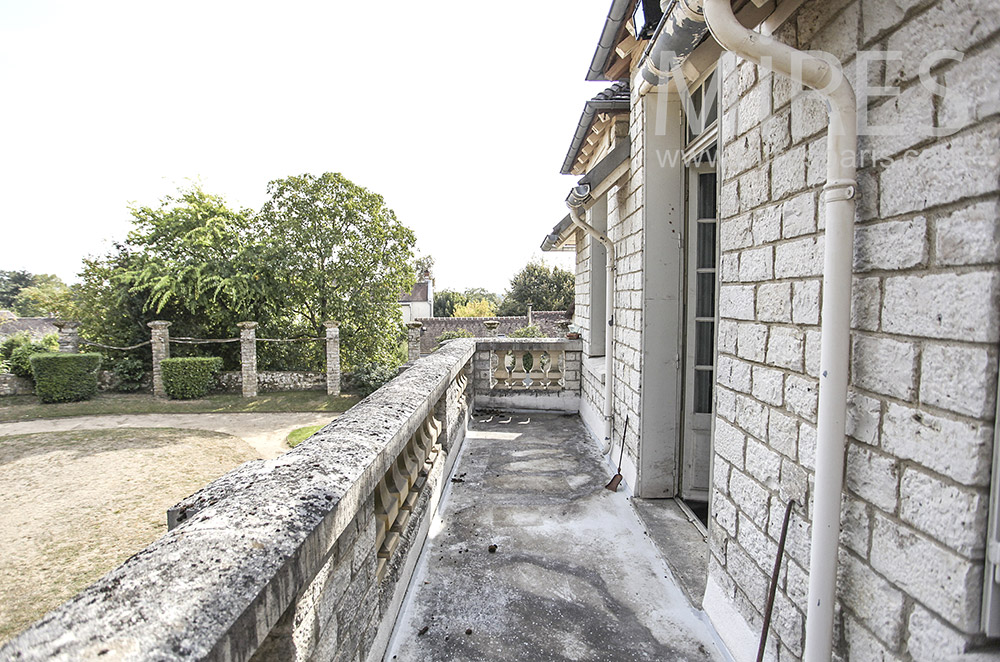 Ancient balcony of stones. c1597