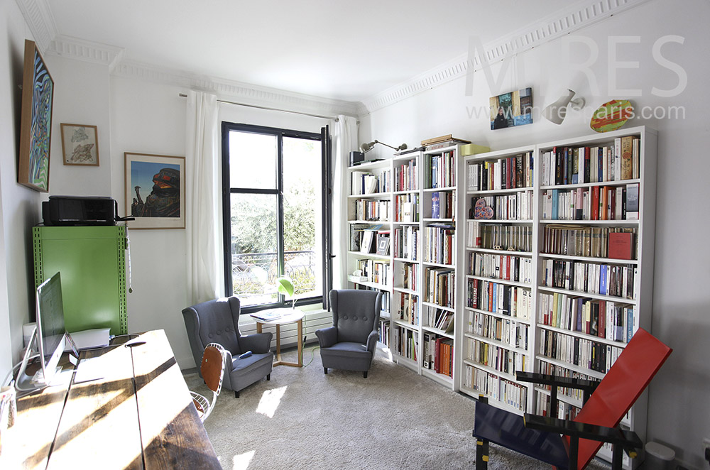 Library office. C1606