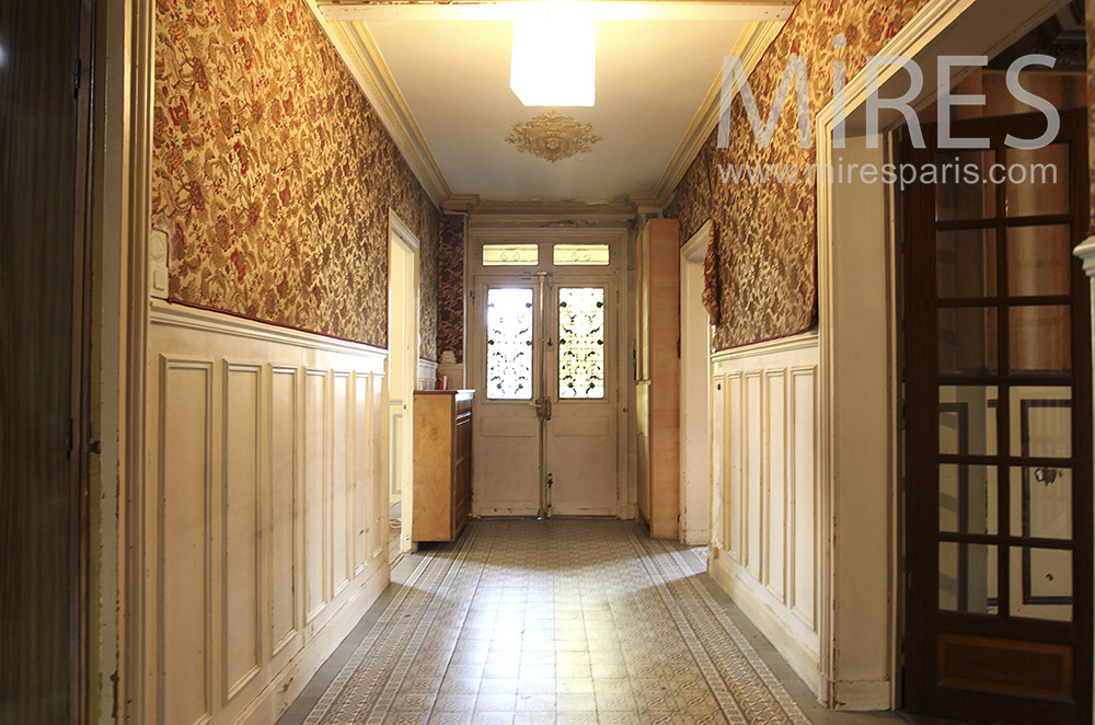 Entrée de pavillon ancien. C1626