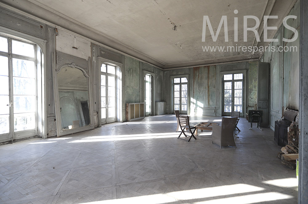 Abandoned period room. C1461