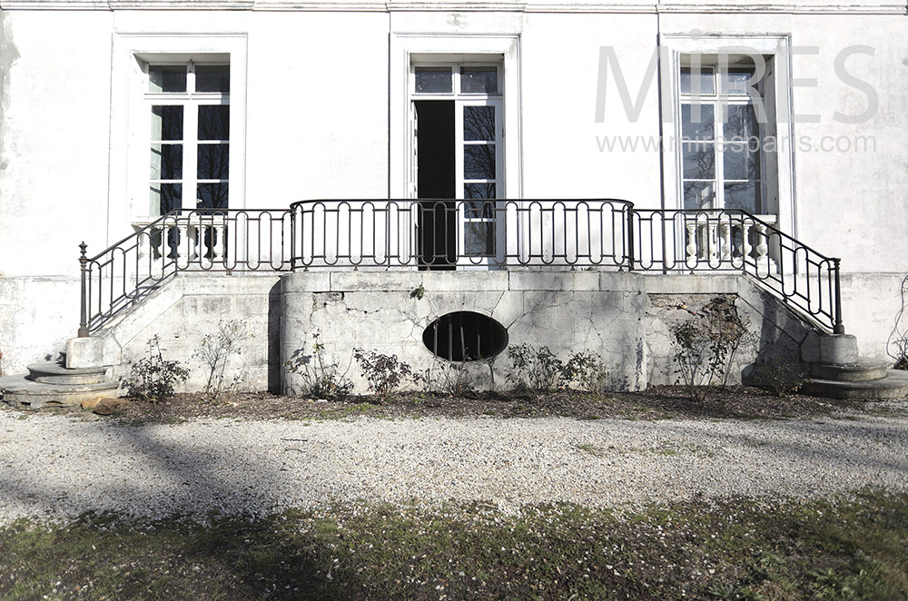 Terrace, garden side. C1461