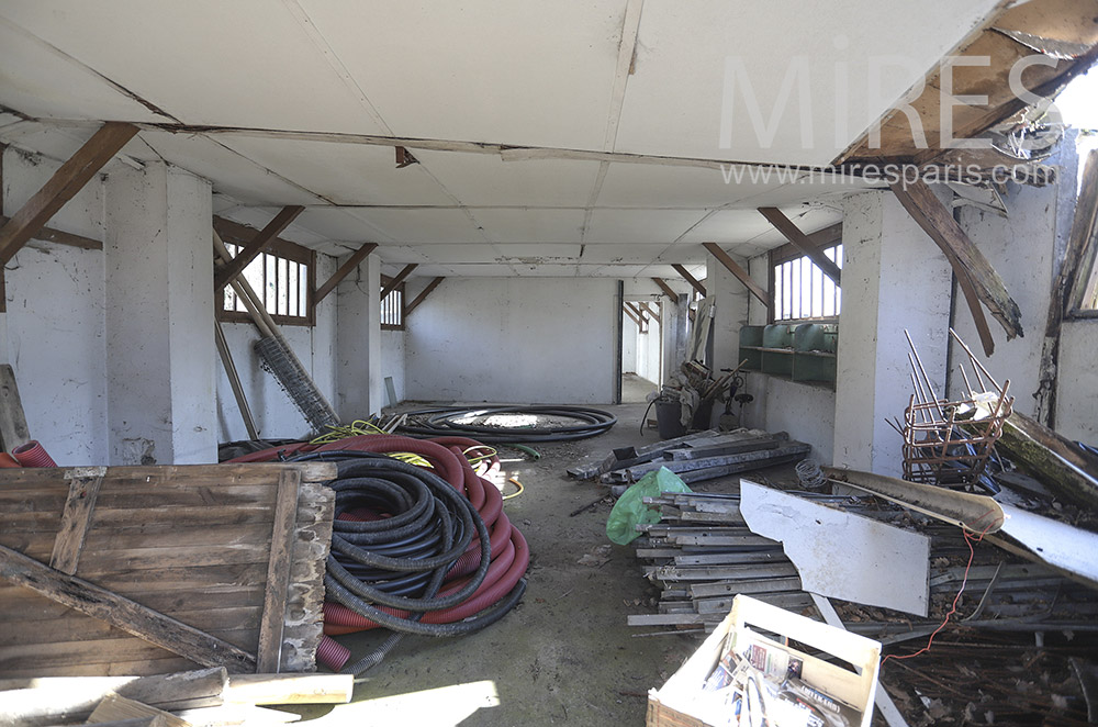 Abandoned stables. C1461