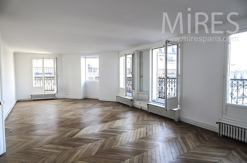 Appartement parisien vide. C1661