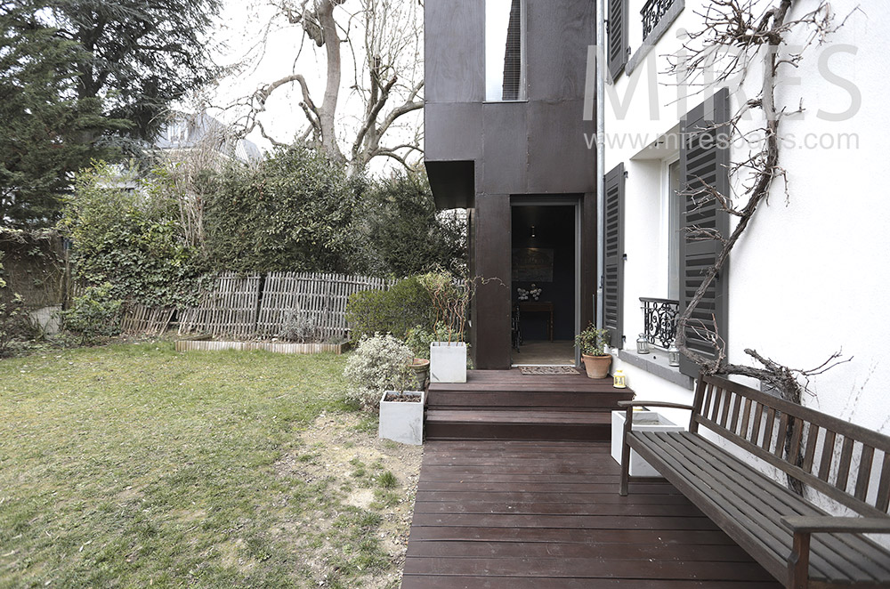 Teak terrace. C1670