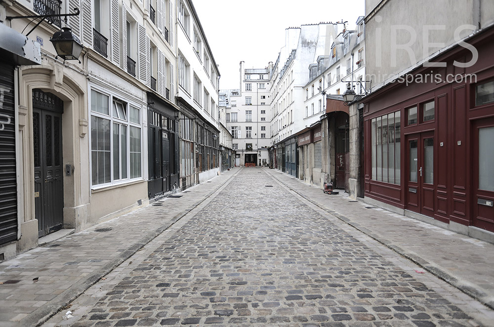 Paved street. C1675