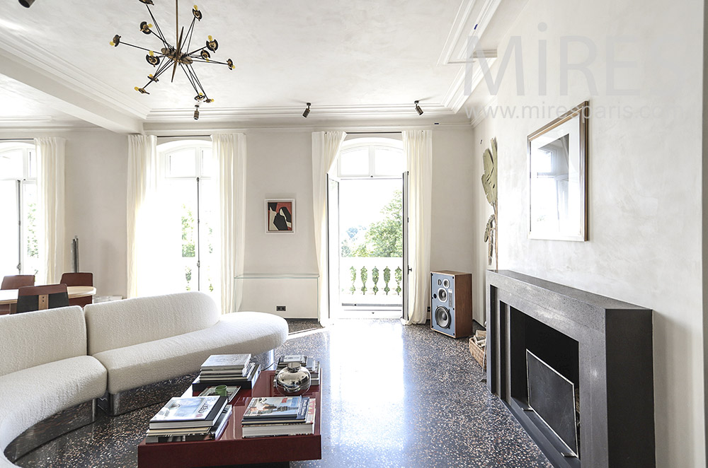 Modern white living room. c1708