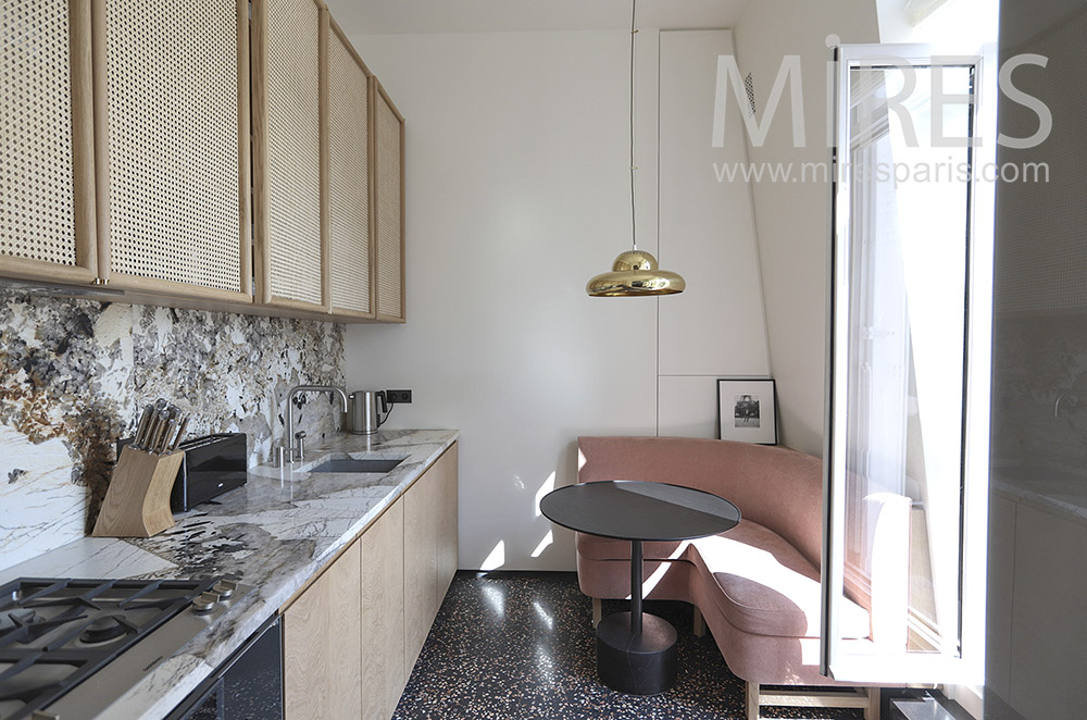 Kitchen marble and wood. c1708