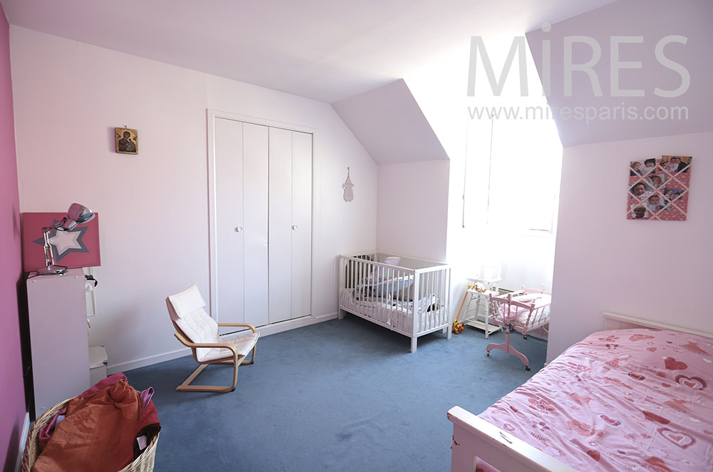 Chambre rose. C1735