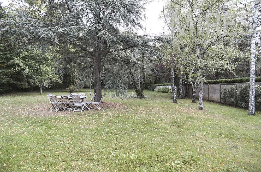 Table in the garden. C1757
