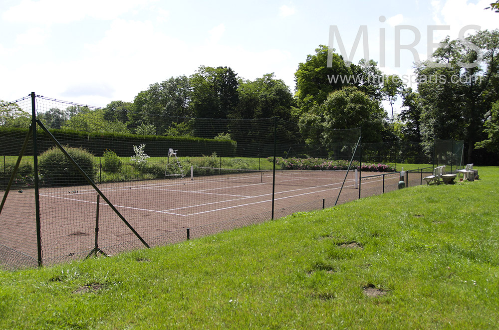 Tennis clay court. C0071