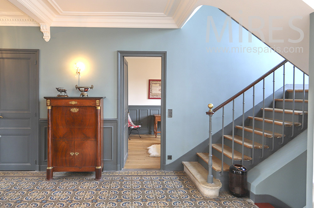 Wood staircase. C1774